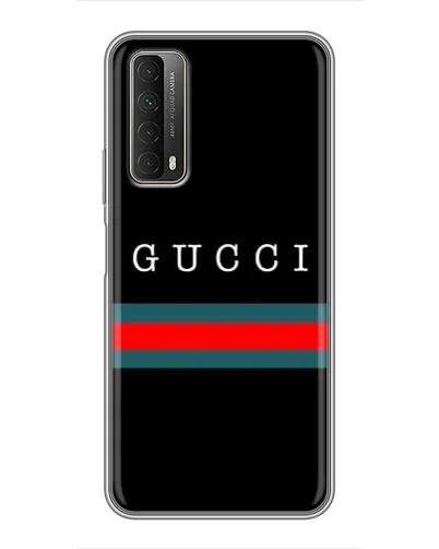 Чехол для Huawei P Smart 2021 с картинкой «Gucci — красный пояс»
