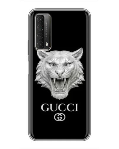 Чехол для Huawei P Smart 2021 с картинкой «Gucci — серебряный лев» Чехол для Huawei P Smart 2021 с картинкой «Gucci — серебряный лев»