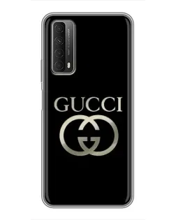 Чехол для Huawei P Smart 2021 с картинкой «Gucci — золото на черном» Чехол для Huawei P Smart 2021 с картинкой «Gucci — золото на черном»