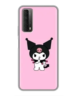 Чехол для Huawei P Smart 2021 с картинкой «Kuromi — розовая нежность»