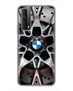 Чехол для Huawei P Smart 2021 с картинкой «BMW — деталь диска» Чехол для Huawei P Smart 2021 с картинкой «BMW — деталь диска»