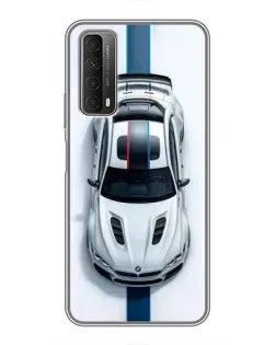 Чехол для Huawei P Smart 2021 с картинкой «Вид сверху — BMW M» Чехол для Huawei P Smart 2021 с картинкой «Вид сверху — BMW M»