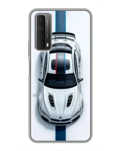 Чехол для Huawei P Smart 2021 с картинкой «Вид сверху — BMW M»