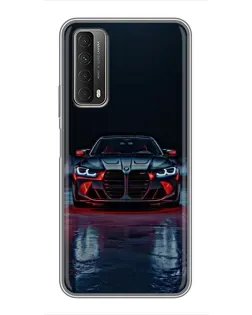 Чехол для Huawei P Smart 2021 с картинкой «BMW на мокрой дороге» Чехол для Huawei P Smart 2021 с картинкой «BMW на мокрой дороге»