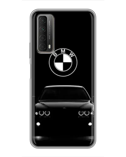 Чехол для Huawei P Smart 2021 с картинкой «BMW — взгляд из темноты»