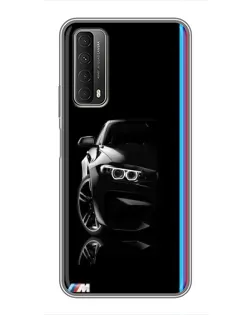 Чехол для Huawei P Smart 2021 с картинкой «Силуэт BMW в темноте» Чехол для Huawei P Smart 2021 с картинкой «Силуэт BMW в темноте»