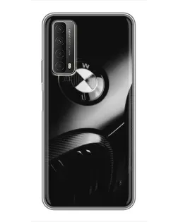 Чехол для Huawei P Smart 2021 с картинкой «Эмблема BMW — макро» Чехол для Huawei P Smart 2021 с картинкой «Эмблема BMW — макро»
