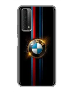Чехол для Huawei P Smart 2021 с картинкой «BMW M-Power неон» Чехол для Huawei P Smart 2021 с картинкой «BMW M-Power неон»
