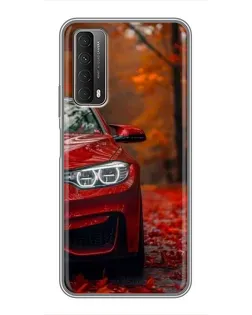 Чехол для Huawei P Smart 2021 с картинкой «Осенняя BMW M4» Чехол для Huawei P Smart 2021 с картинкой «Осенняя BMW M4»