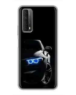 Чехол для Huawei P Smart 2021 с картинкой «BMW — ночной взгляд» Чехол для Huawei P Smart 2021 с картинкой «BMW — ночной взгляд»