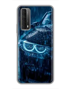 Чехол для Huawei P Smart 2021 с картинкой «BMW под дождем» Чехол для Huawei P Smart 2021 с картинкой «BMW под дождем»