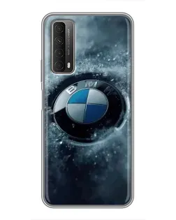 Чехол для Huawei P Smart 2021 с картинкой «Логотип BMW — лед» Чехол для Huawei P Smart 2021 с картинкой «Логотип BMW — лед»