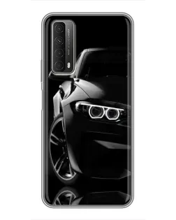 Чехол для Huawei P Smart 2021 с картинкой «Черная BMW — профиль» Чехол для Huawei P Smart 2021 с картинкой «Черная BMW — профиль»
