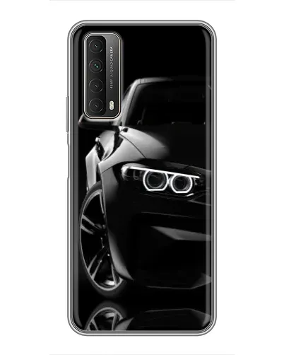 Чехол для Huawei P Smart 2021 с картинкой «Черная BMW — профиль» Чехол для Huawei P Smart 2021 с картинкой «Черная BMW — профиль»