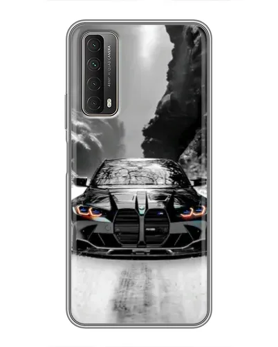 Чехол для Huawei P Smart 2021 с картинкой «BMW — акварельный дрифт» Чехол для Huawei P Smart 2021 с картинкой «BMW — акварельный дрифт»