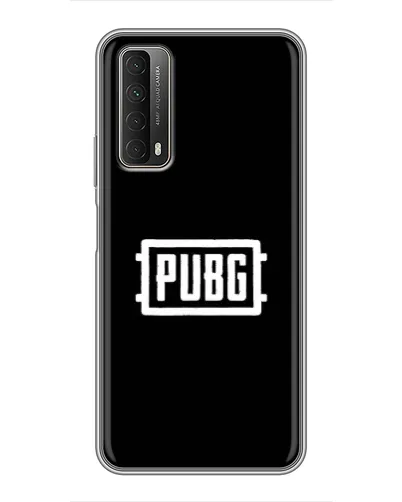 Чехол для Huawei P Smart 2021 с картинкой «Лого BMW — металлический блеск»