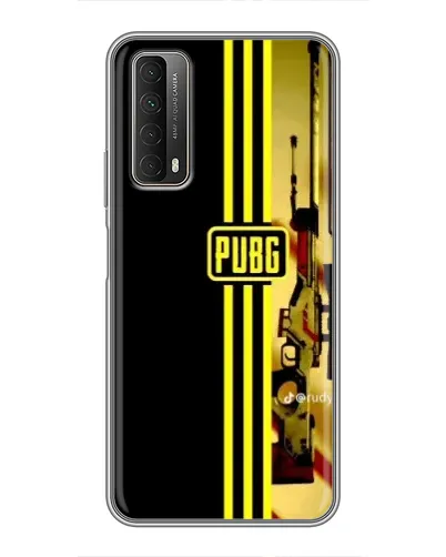 Чехол для Huawei P Smart 2021 с картинкой «PUBG — камуфляжный шлем»