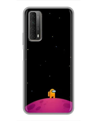Чехол для Huawei P Smart 2021 с картинкой «Одинокий герой на планете»