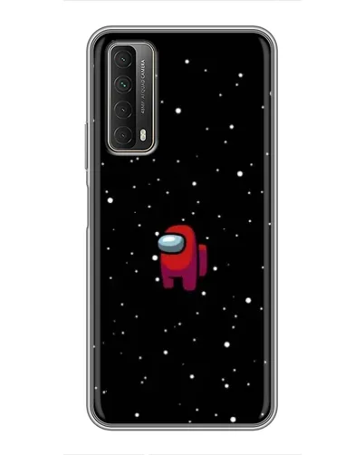 Чехол для Huawei P Smart 2021 с картинкой «Красный Among Us»