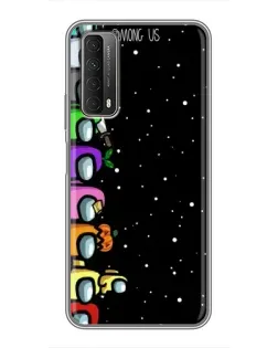 Чехол для Huawei P Smart 2021 с картинкой «Команда Among Us» Чехол для Huawei P Smart 2021 с картинкой «Команда Among Us»