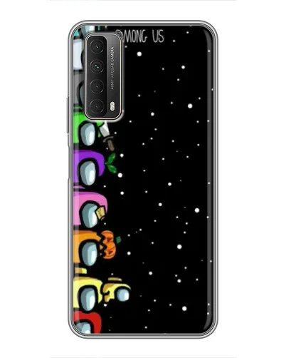Чехол для Huawei P Smart 2021 с картинкой «Команда Among Us»