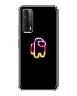 Чехол для Huawei P Smart 2021 с картинкой «Among Us градиент» Чехол для Huawei P Smart 2021 с картинкой «Among Us градиент»