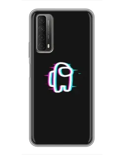 Чехол для Huawei P Smart 2021 с картинкой «Among Us неон» Чехол для Huawei P Smart 2021 с картинкой «Among Us неон»