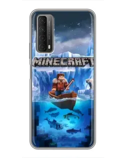 Чохол для Huawei P Smart 2021 з картинкою «Minecraft льодянийсвіт»