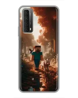 Чохол для Huawei P Smart 2021 з картинкою «Стів у лісі»