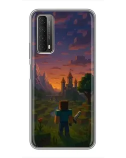 Чохол для Huawei P Smart 2021 з картинкою «Стів біля вежі»