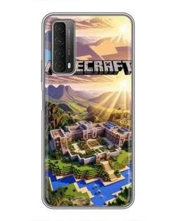 Чохол для Huawei P Smart 2021 з картинкою «Minecraft панорама»