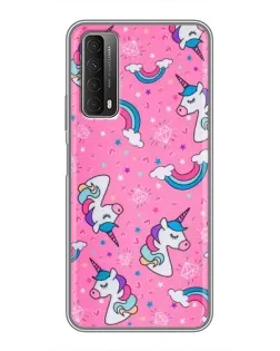 Чехол для Huawei P Smart 2021 с картинкой «Unicorn паттерн розовый» Чехол для Huawei P Smart 2021 с картинкой «Unicorn паттерн розовый»