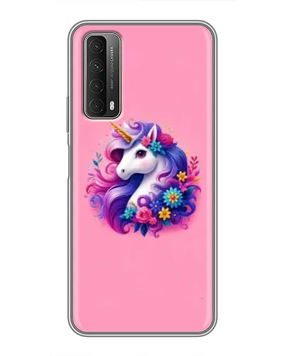Чехол для Huawei P Smart 2021 с картинкой «Сказочный единорог»