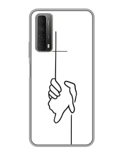 Чехол для Huawei P Smart 2021 с картинкой «Рука держит» Чехол для Huawei P Smart 2021 с картинкой «Рука держит»