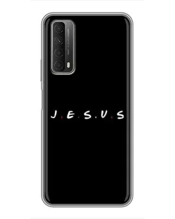 Чехол для Huawei P Smart 2021 с картинкой «Точки веры J.E.S.U.S.»