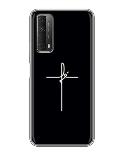 Чехол для Huawei P Smart 2021 с картинкой «Тонкий крест» Чехол для Huawei P Smart 2021 с картинкой «Тонкий крест»