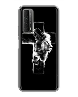 Чехол для Huawei P Smart 2021 с картинкой «Сияющий крест Jesus» Чехол для Huawei P Smart 2021 с картинкой «Сияющий крест Jesus»