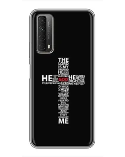 Чехол для Huawei P Smart 2021 с картинкой «Текстовый крест» Чехол для Huawei P Smart 2021 с картинкой «Текстовый крест»
