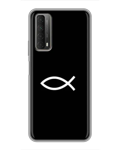 Чехол для Huawei P Smart 2021 с картинкой «Символ рыбы Jesus» Чехол для Huawei P Smart 2021 с картинкой «Символ рыбы Jesus»