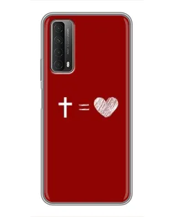 Чехол для Huawei P Smart 2021 с картинкой «Уравнение любви» Чехол для Huawei P Smart 2021 с картинкой «Уравнение любви»
