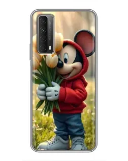 Чохол для Huawei P Smart 2021 з картинкою «Міккі з тюльпанами» Чохол для Huawei P Smart 2021 з картинкою «Міккі з тюльпанами»