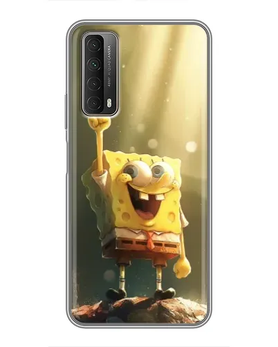 Чохол для Huawei P Smart 2021 з картинкою «Сяючий Спанч Боб»