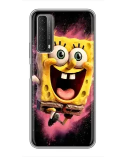 Чохол для Huawei P Smart 2021 з картинкою «Вибуховий Спанч Боб»