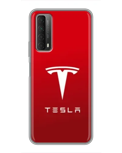 Чехол для Huawei P Smart 2021 с картинкой «Tesla Red Classic»