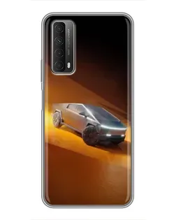 Чехол для Huawei P Smart 2021 с картинкой «Cybertruck в пустыне» Чехол для Huawei P Smart 2021 с картинкой «Cybertruck в пустыне»