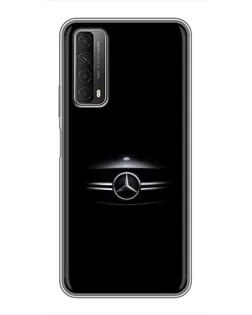 Чехол для Huawei P Smart 2021 с картинкой «Mercedes — абстрактные линии» Чехол для Huawei P Smart 2021 с картинкой «Mercedes — абстрактные линии»