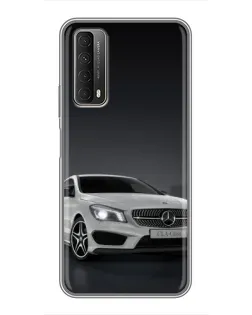 Чехол для Huawei P Smart 2021 с картинкой «Mercedes AMG GT Silver» Чехол для Huawei P Smart 2021 с картинкой «Mercedes AMG GT Silver»