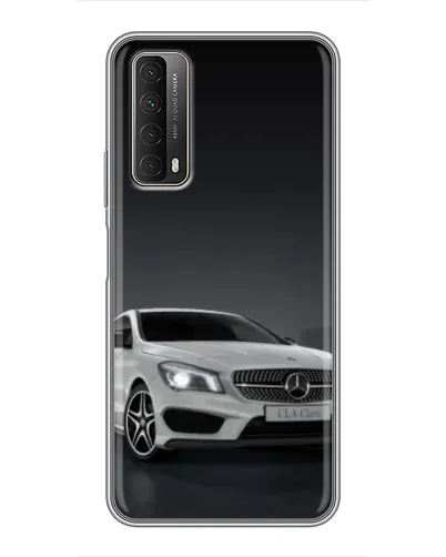 Чехол для Huawei P Smart 2021 с картинкой «Mercedes AMG GT Silver»