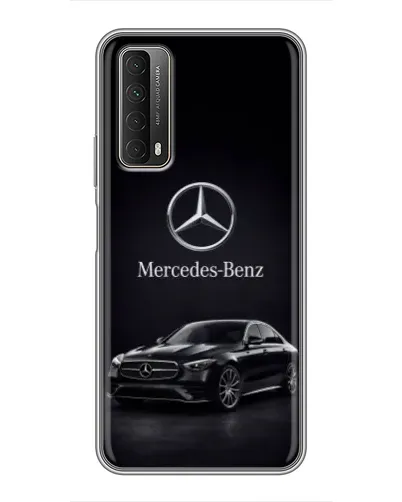 Чехол для Huawei P Smart 2021 с картинкой «Mercedes — решетка радиатора»