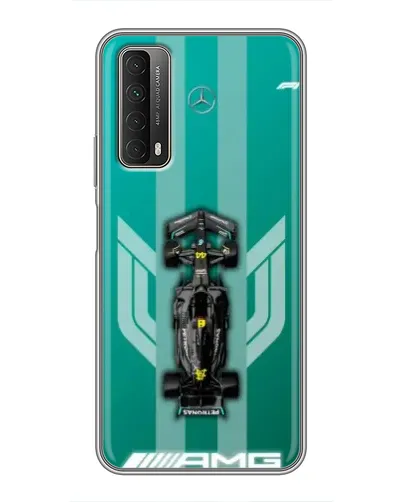 Чехол для Huawei P Smart 2021 с картинкой «Mercedes AMG Petronas»